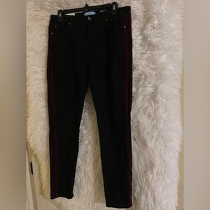 7 For All Mankind NWT Women’s b(air) The High Waist Ankle Skinny Black Jeans